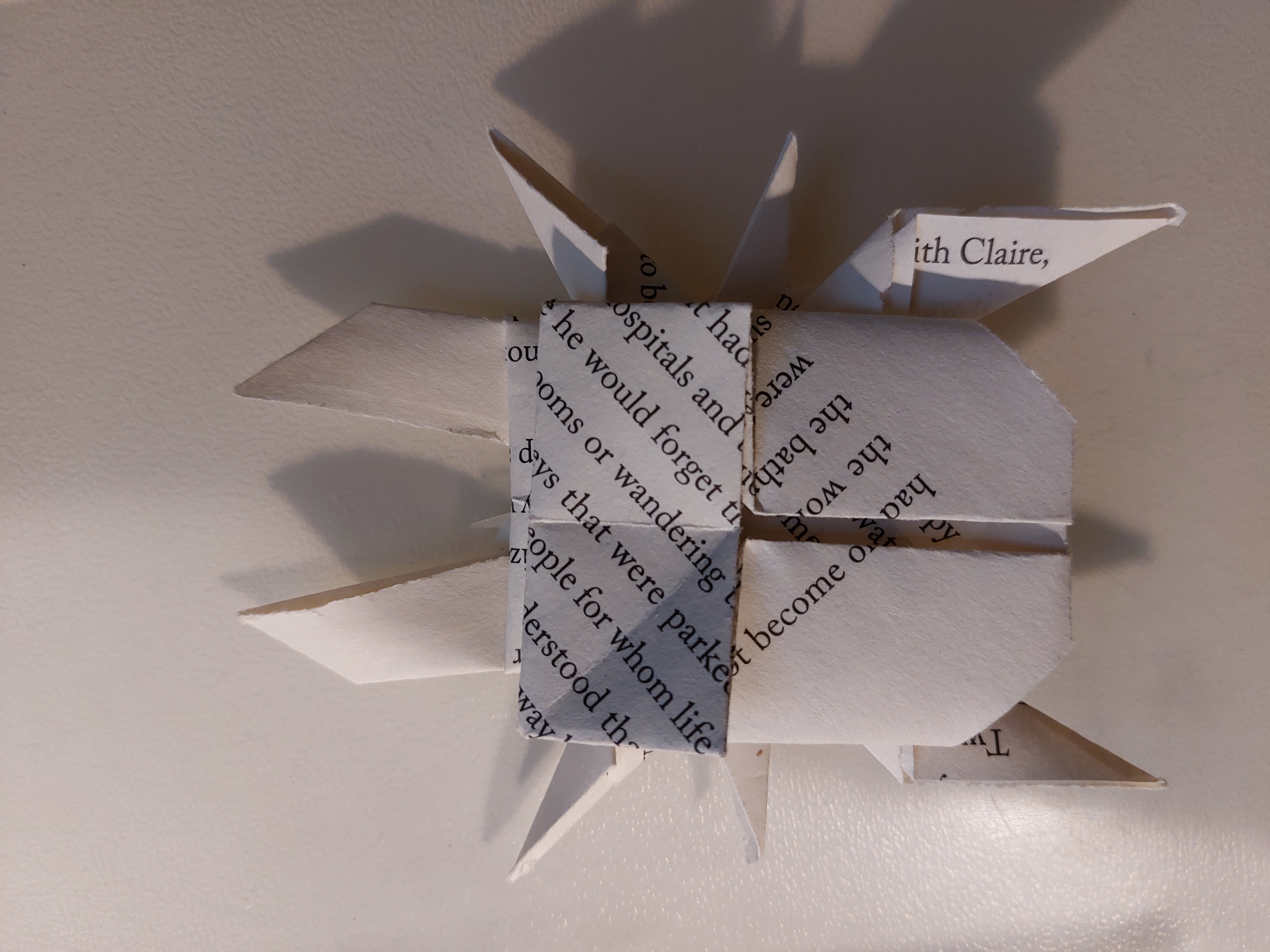 slightly less ugly bug origami