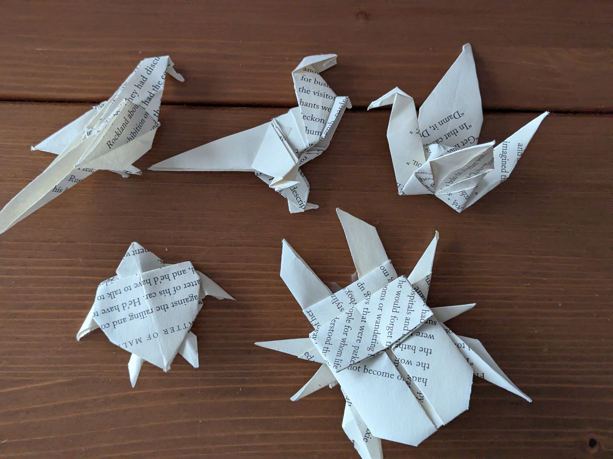 slightly less ugly bug origami